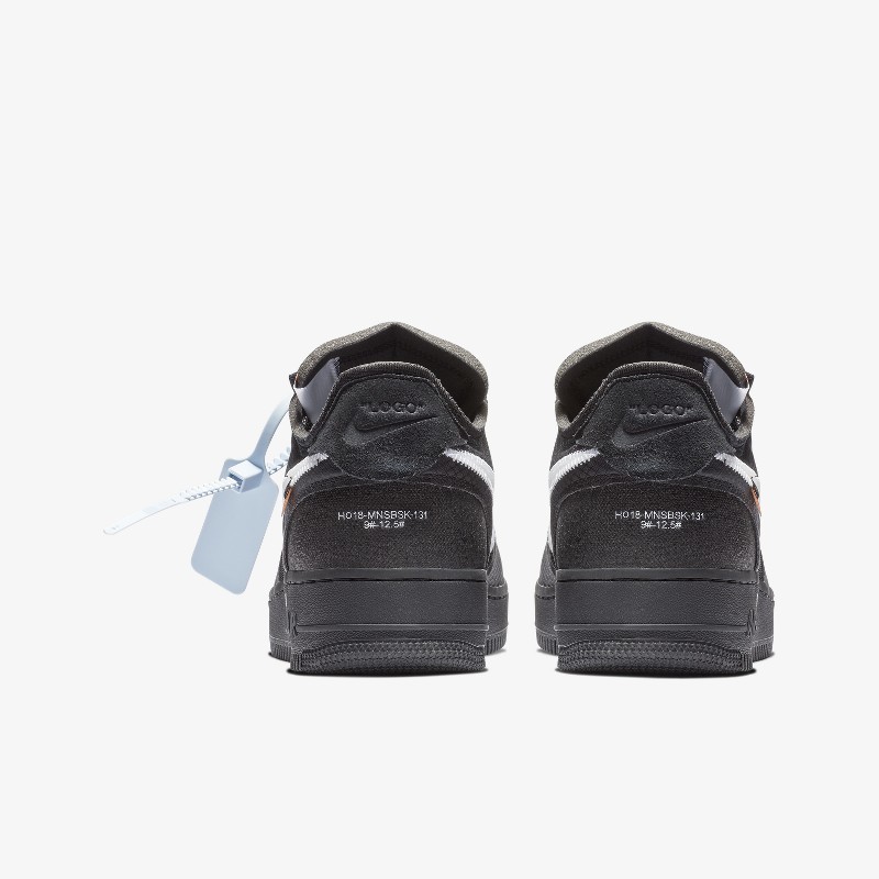 Off White x Nike Air Force 1 Low Black AO4606 001 Grailify